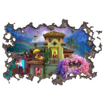 Vinilos agujero pared 3d disney encanto